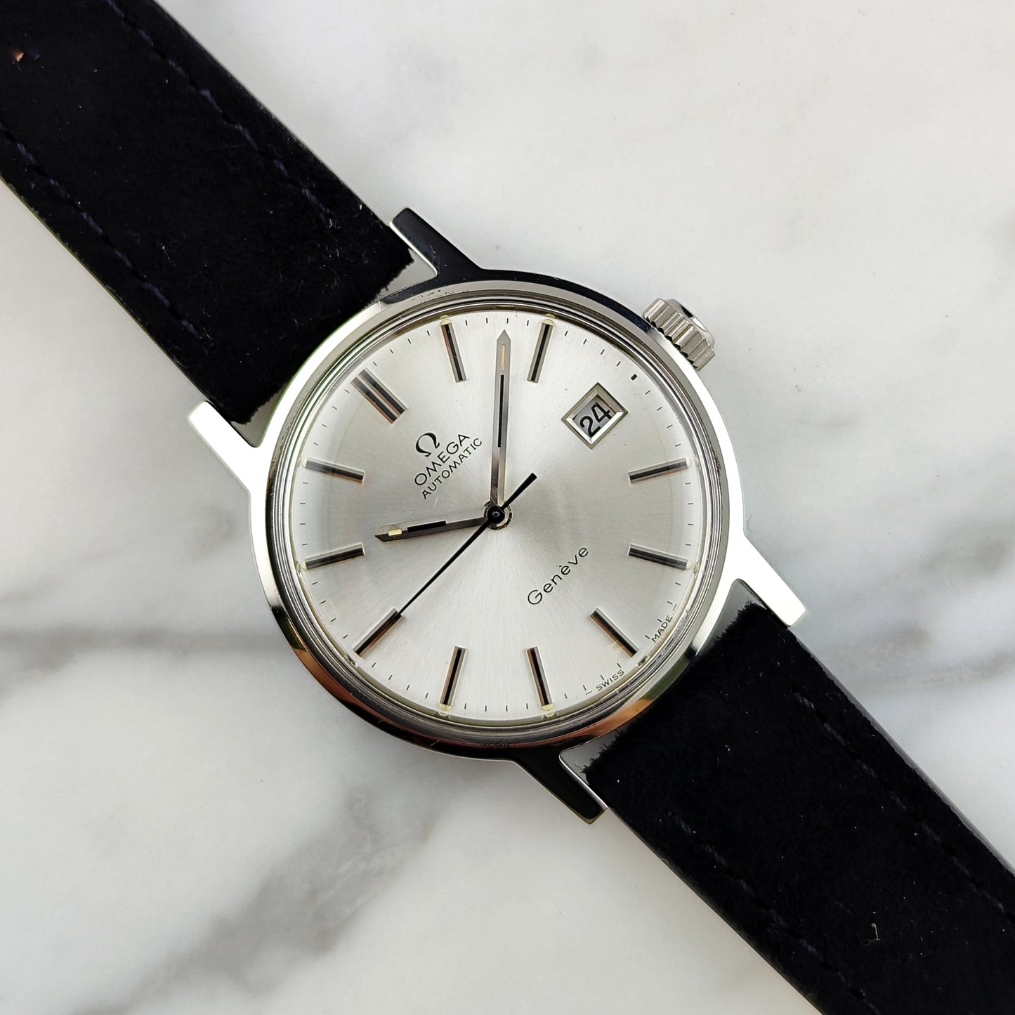 Omega Genéve Automatic Silver Dial 1973 Serviced 06/2026 + Box [REF. 166.0098]