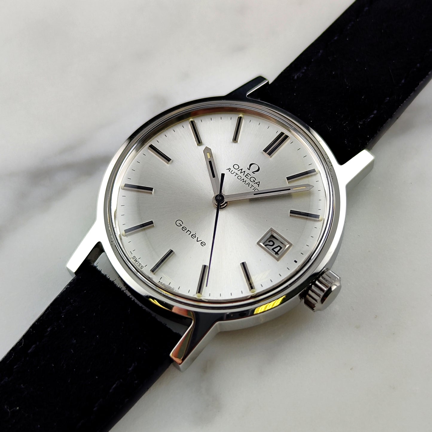 Omega Genéve Automatic Silver Dial 1973 Serviced 06/2026 + Box [REF. 166.0098]