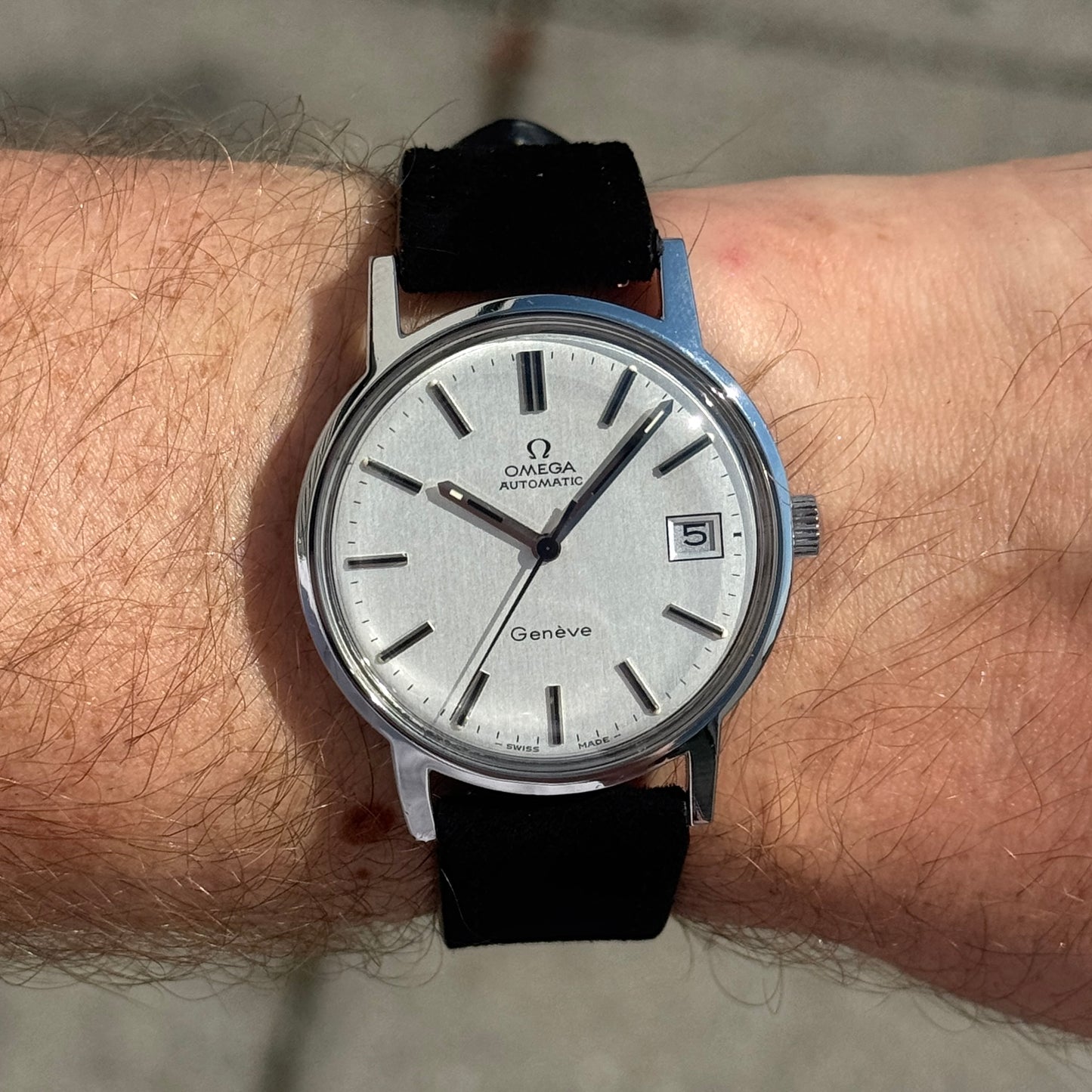Omega Genéve Automatic Silver Dial 1973 Serviced 06/2026 + Box [REF. 166.0098]
