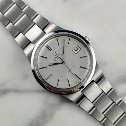 OMEGA Genéve Automatic Silver Line Date 1973 Serviced 03/2026 [REF. 166.0173]