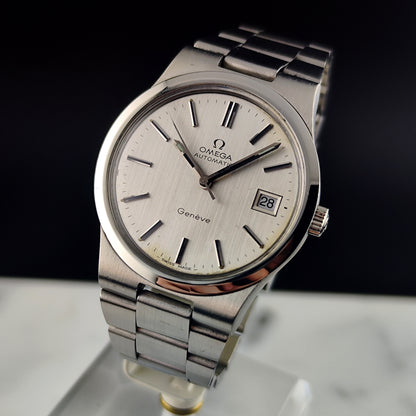 OMEGA Genéve Automatic Silver Line Date 1973 Serviced 03/2026 [REF. 166.0173]