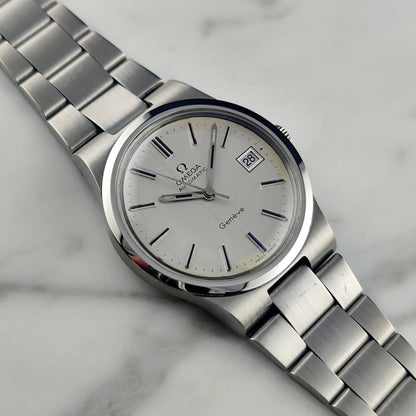 OMEGA Genéve Automatic Silver Line Date 1973 Serviced 03/2026 [REF. 166.0173]