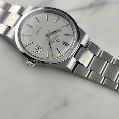 OMEGA Genéve Automatic Silver Line Date 1973 Serviced 03/2026 [REF. 166.0173]