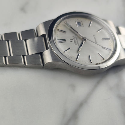 OMEGA Genéve Automatic Silver Line Date 1973 Serviced 03/2026 [REF. 166.0173]
