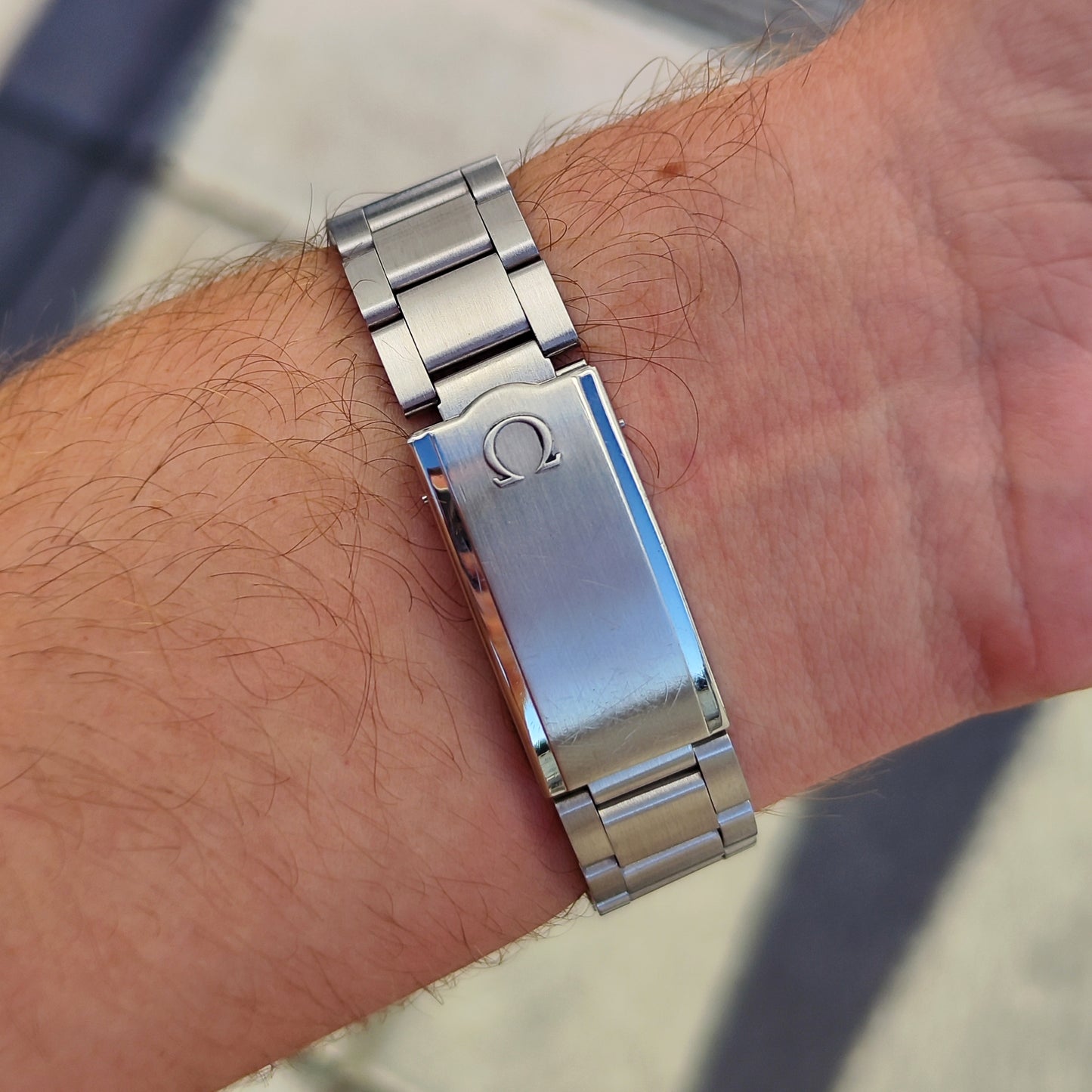 Omega Genéve Automatic Silver Linen Dial Steel Bracelet 1972 Serviced 08/2026 [REF. 166.0173]
