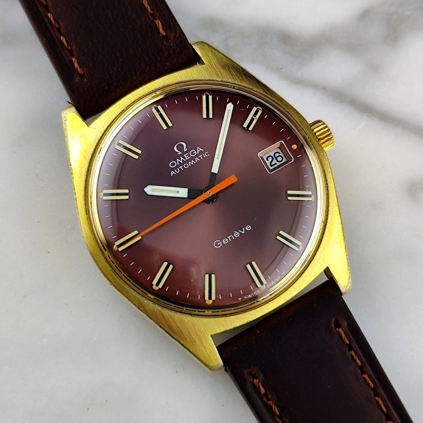 OMEGA Genéve Automatic Super Rare Grape 1968 Serviced 06/2026 [REF. 166.041]