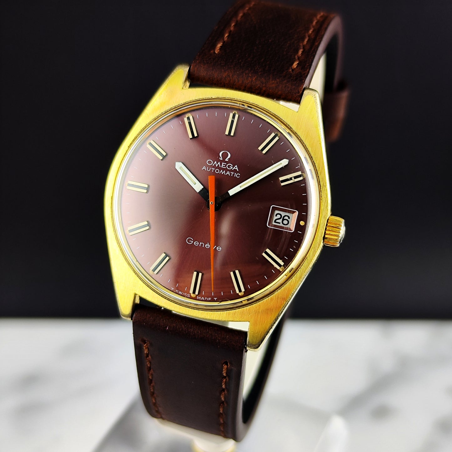 OMEGA Genéve Automatic Super Rare Grape 1968 Serviced 06/2026 [REF. 166.041]