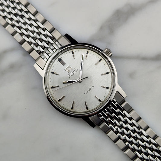 OMEGA Genève Automatic Rare White Mosaic Dial 1969 [REF. 165.070]