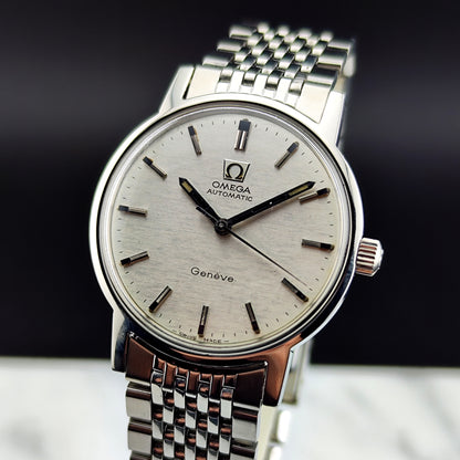 OMEGA Genève Automatic Rare White Mosaic Dial 1969 [REF. 165.070]