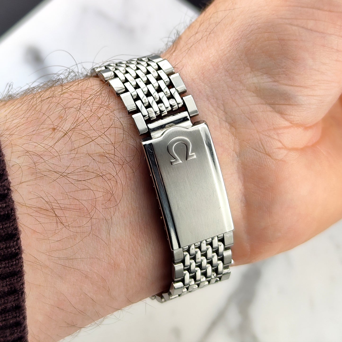 OMEGA Genève Automatic Rare White Mosaic Dial 1969 [REF. 165.070]