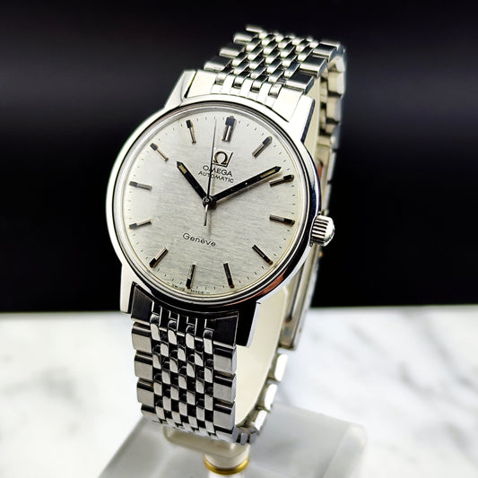 OMEGA Genève Automatic Rare White Mosaic Dial 1969 [REF. 165.070]