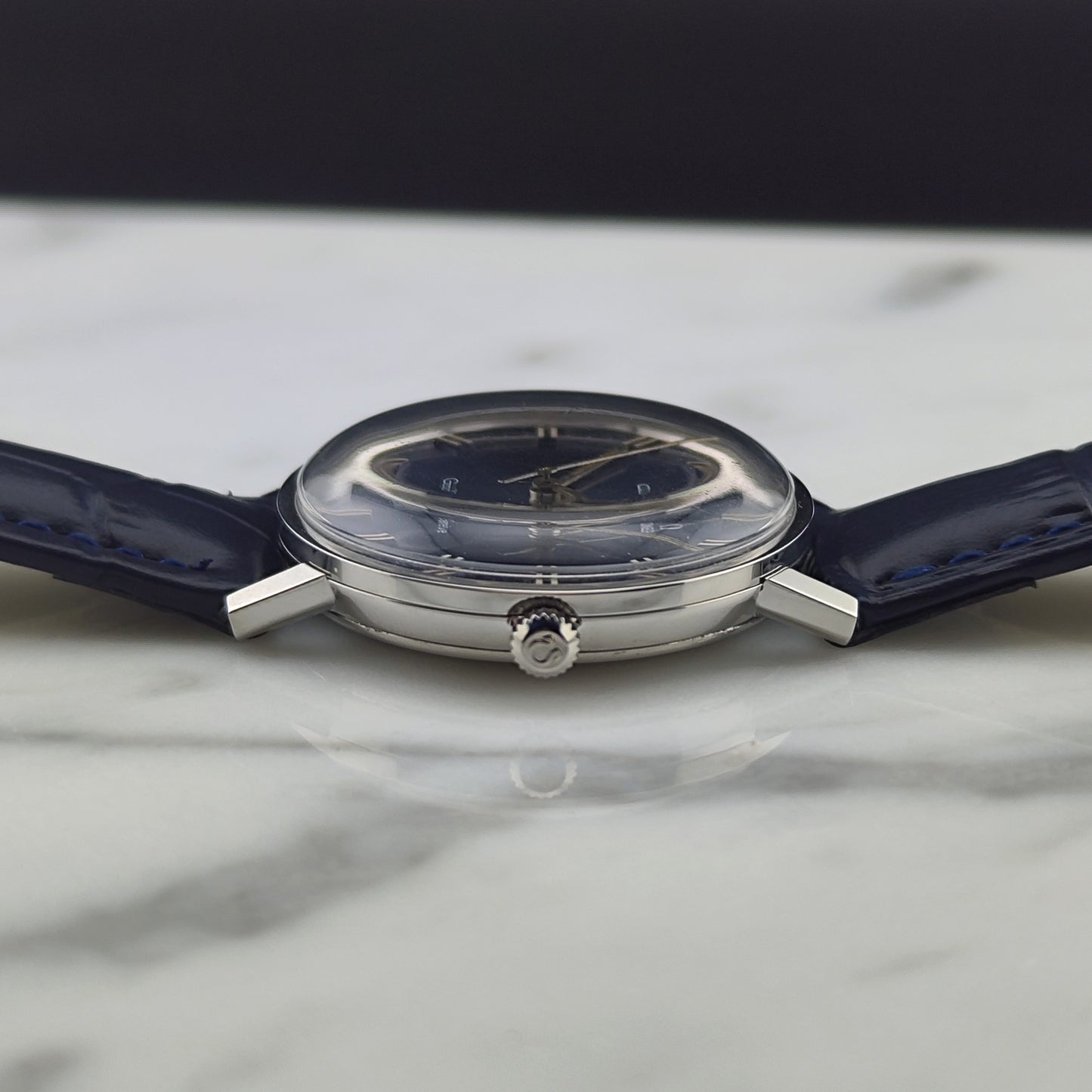 OMEGA Genève Blue Dial Super Rare [REF. 162.009]