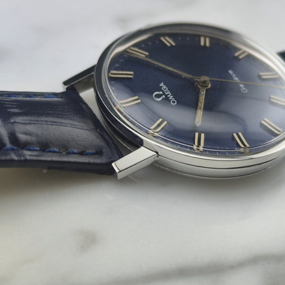 OMEGA Genève Blue Dial Super Rare [REF. 162.009]