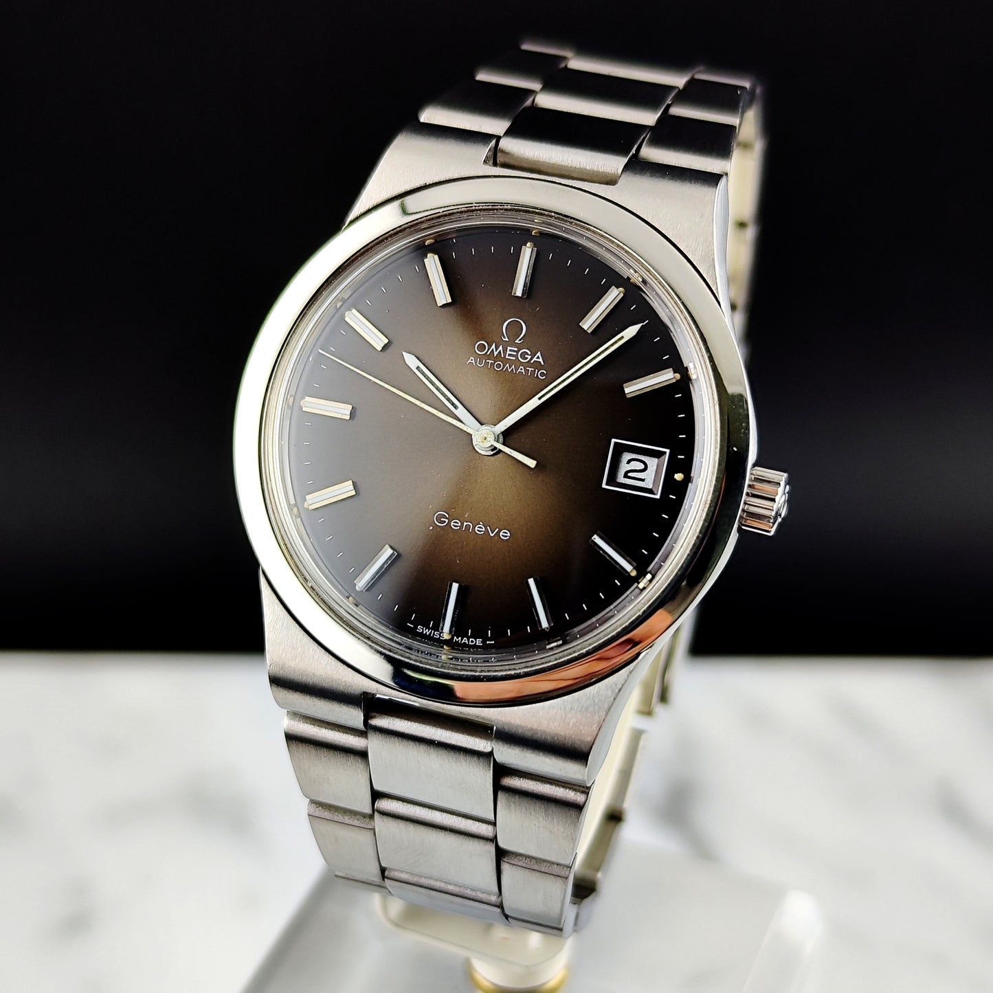 OMEGA Genéve Brown Dial Mint+ 1973 Serviced 06/2026 [REF. 166.0173]