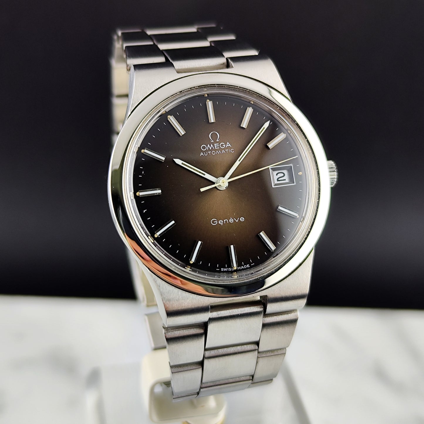 OMEGA Genéve Brown Dial Mint+ 1973 Serviced 06/2026 [REF. 166.0173]