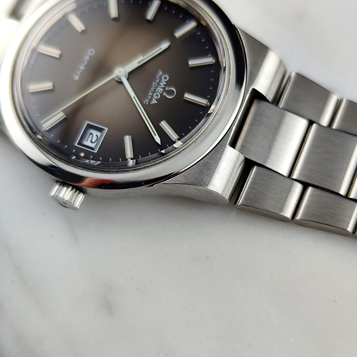 OMEGA Genéve Brown Dial Mint+ 1973 Serviced 06/2026 [REF. 166.0173]