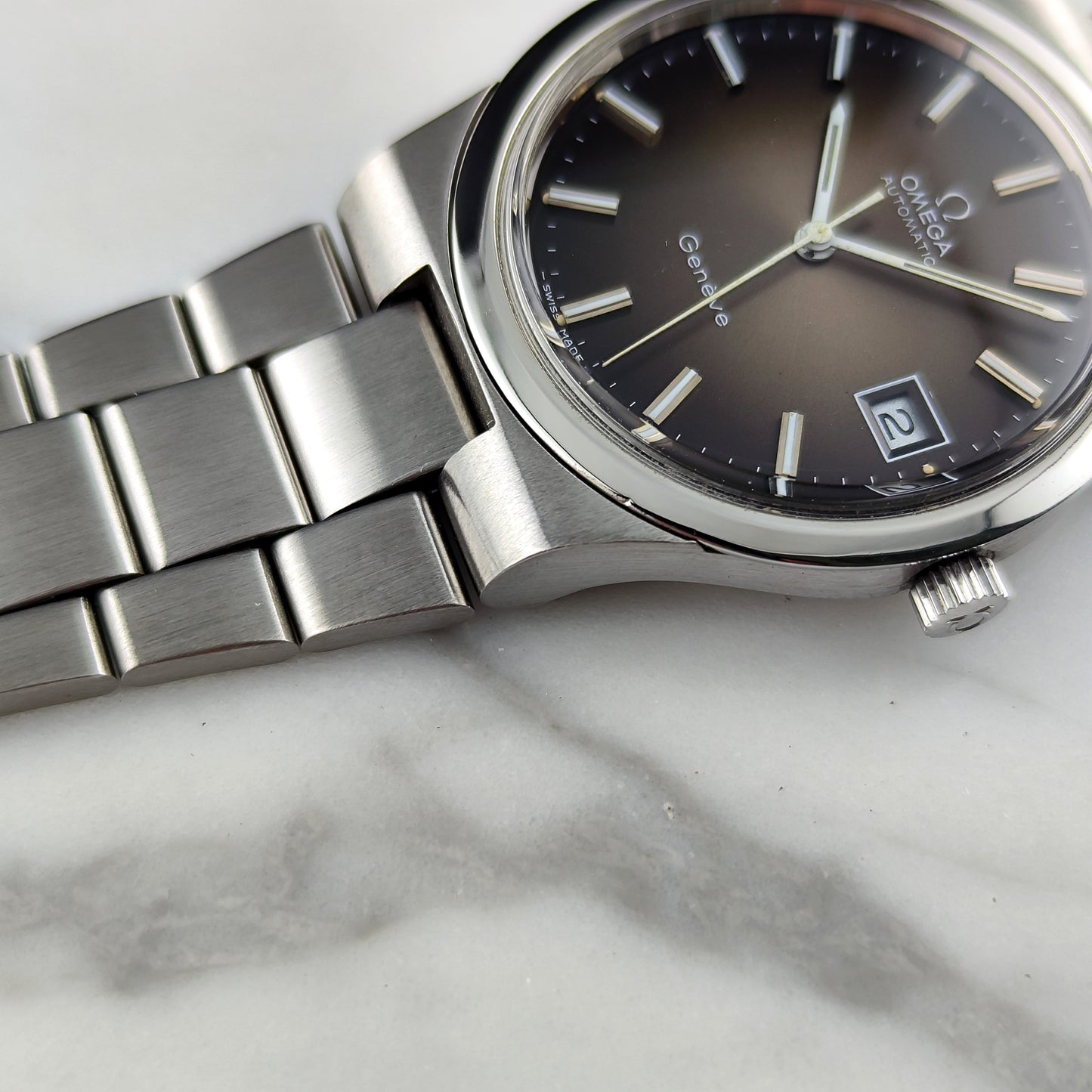 OMEGA Genéve Brown Dial Mint+ 1973 Serviced 06/2026 [REF. 166.0173]