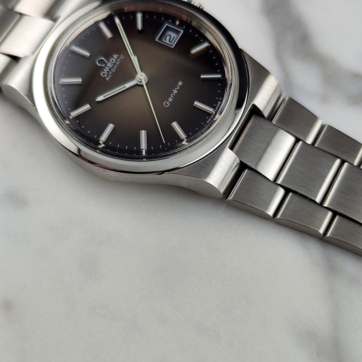 OMEGA Genéve Brown Dial Mint+ 1973 Serviced 06/2026 [REF. 166.0173]