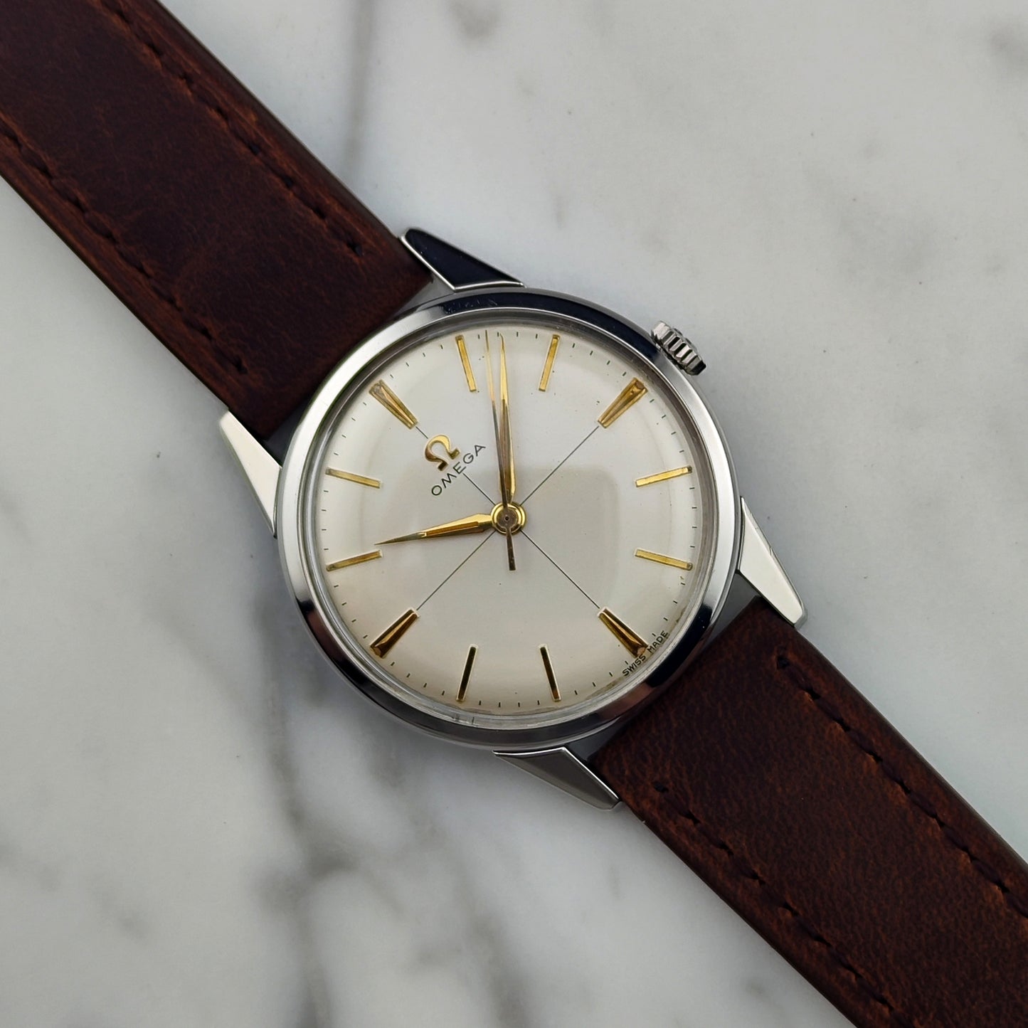 OMEGA Genéve Crosshair Dial Mint+ Serviced 01/2026 [REF. 14392]