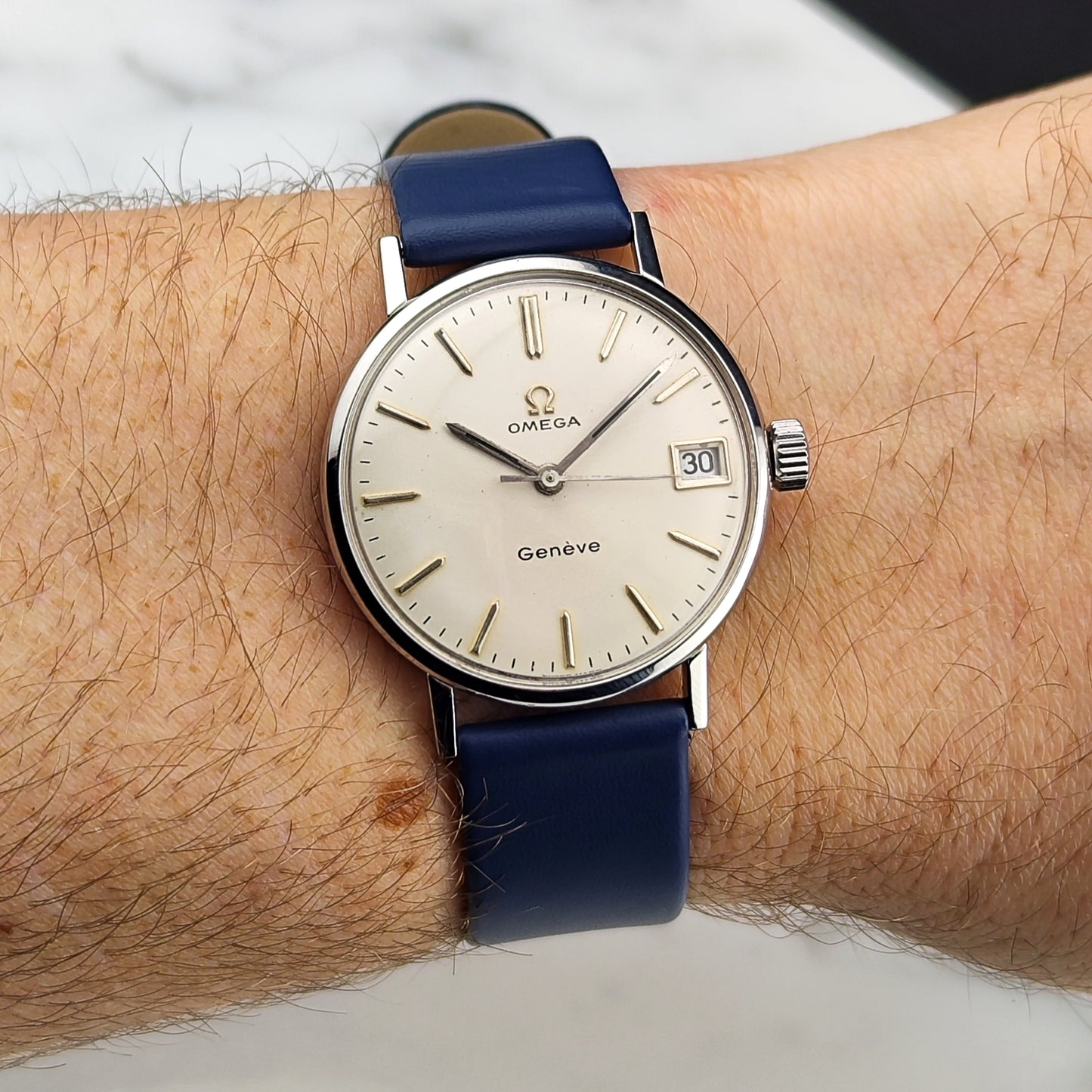 OMEGA Genéve Date Silver Dial 1969 [REF. 132.018]
