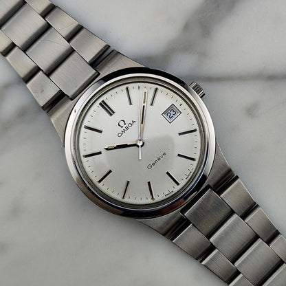 OMEGA Genéve Date Silver Dial Steel Bracelet [REF. 136.0103]