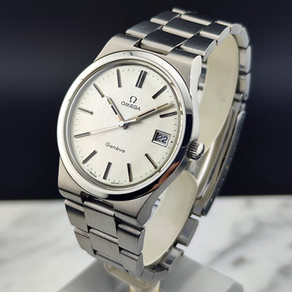 OMEGA Genéve Date Silver Dial Steel Bracelet [REF. 136.0103]