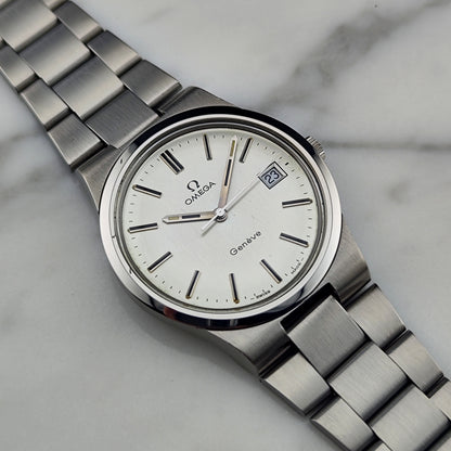 OMEGA Genéve Date Silver Dial Steel Bracelet [REF. 136.0103]