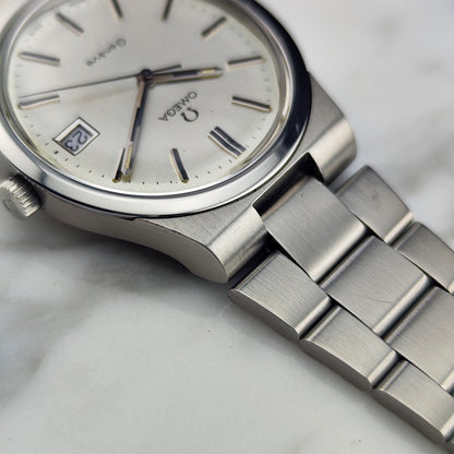 OMEGA Genéve Date Silver Dial Steel Bracelet [REF. 136.0103]