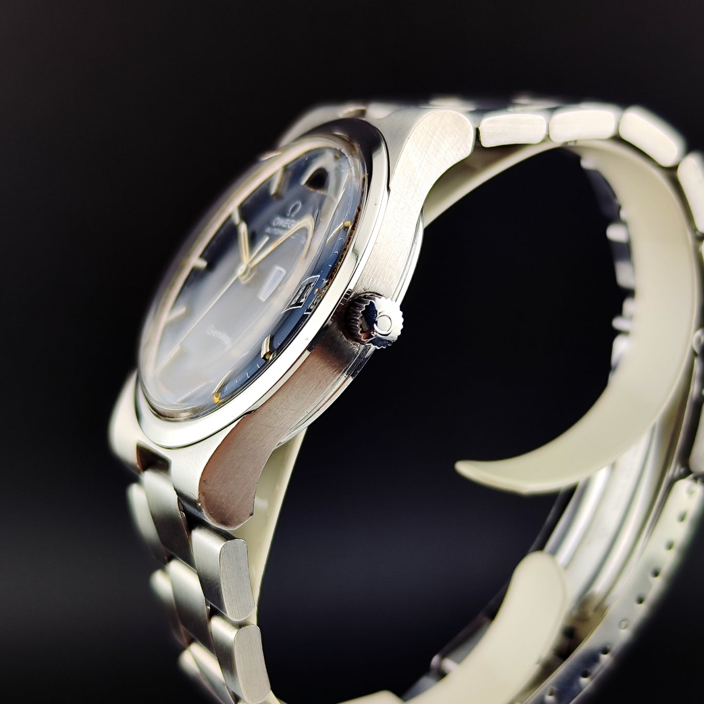 OMEGA Genéve France Day-Date Blue Dial Bracelet 1974 [REF. 166.0174]