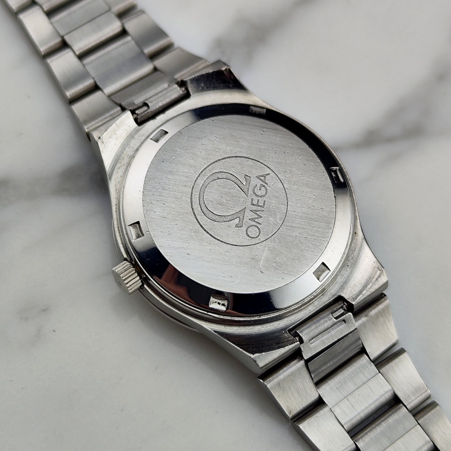 OMEGA Genéve France Day-Date Blue Dial Bracelet 1974 [REF. 166.0174]