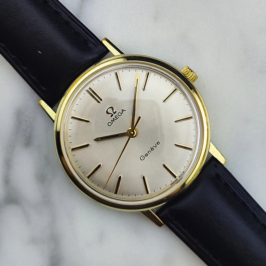 OMEGA Genève Gold Omega Signed Crystal [REF. 131.019]