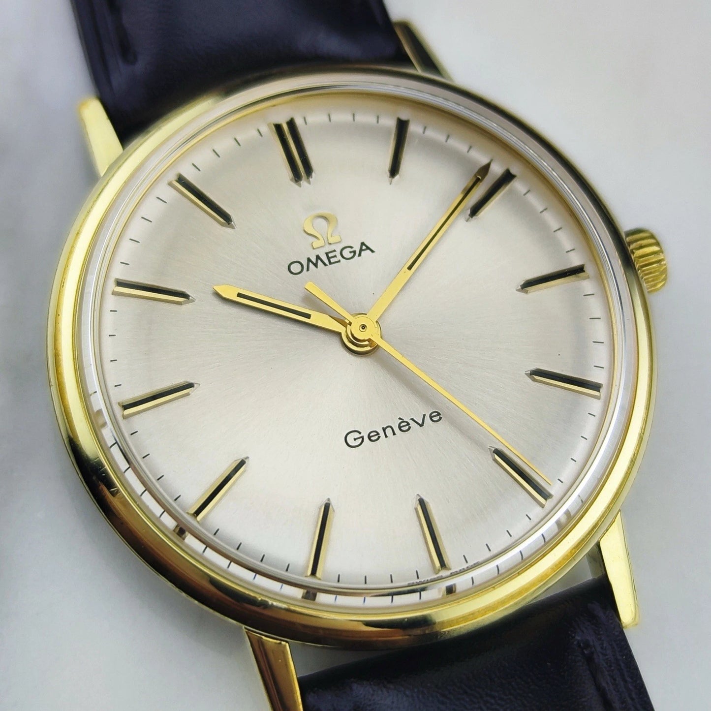 OMEGA Genève Gold Omega Signed Crystal [REF. 131.019]