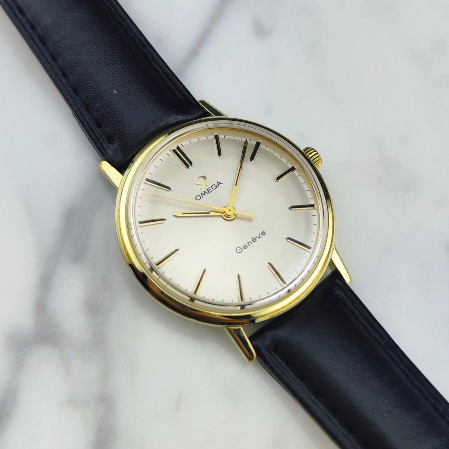 OMEGA Genève Gold Omega Signed Crystal [REF. 131.019]