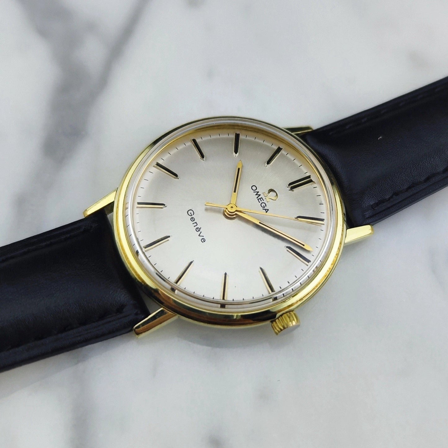 OMEGA Genève Gold Omega Signed Crystal [REF. 131.019]