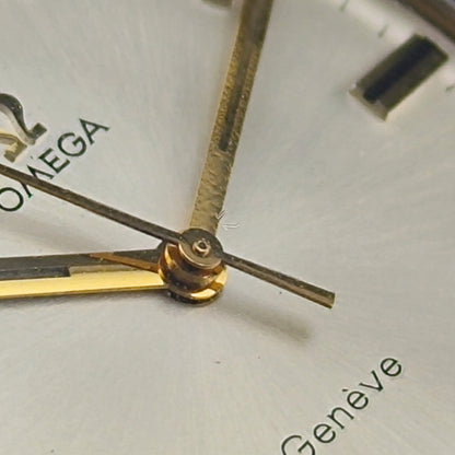 OMEGA Genéve Gold White Dial Green Strap Mint+ Serviced [REF. 135.070]
