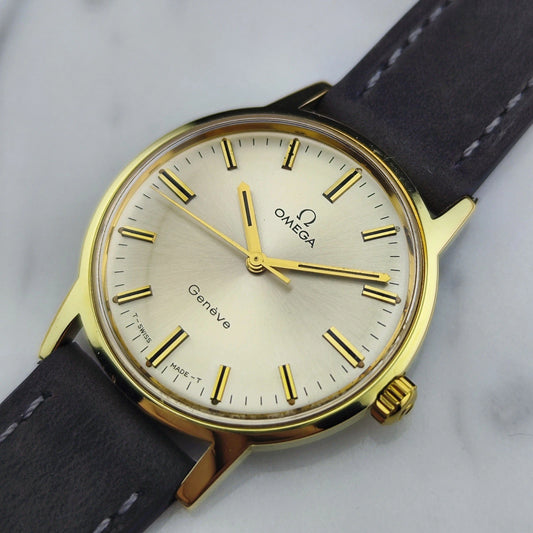 OMEGA Genève Gold White Dial [REF. 135.070]
