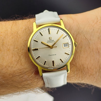 OMEGA Genève Gold White Dial Miami Style [REF. 166.070]