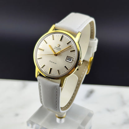 OMEGA Genève Gold White Dial Miami Style [REF. 166.070]