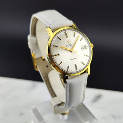 OMEGA Genève Gold White Dial Miami Style [REF. 166.070]