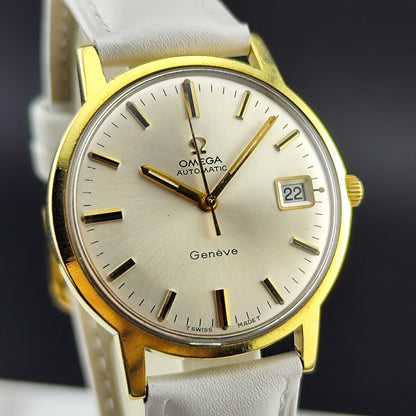 OMEGA Genève Gold White Dial Miami Style [REF. 166.070]