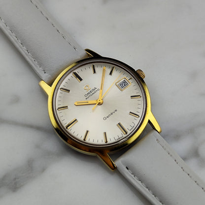 OMEGA Genève Gold White Dial Miami Style [REF. 166.070]