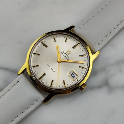 OMEGA Genève Gold White Dial Miami Style [REF. 166.070]