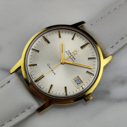 OMEGA Genève Gold White Dial Miami Style [REF. 166.070]