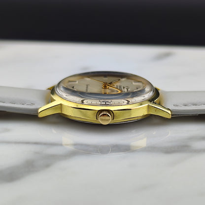 OMEGA Genève Gold White Dial Miami Style [REF. 166.070]