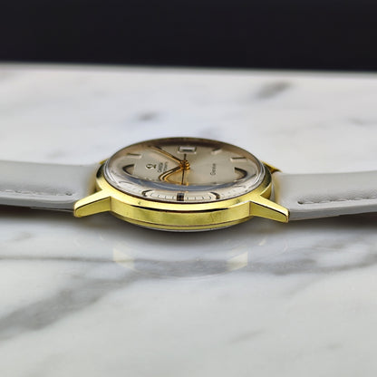 OMEGA Genève Gold White Dial Miami Style [REF. 166.070]