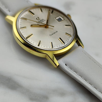 OMEGA Genève Gold White Dial Miami Style [REF. 166.070]