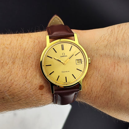 OMEGA Genéve Gold 1974 Fullset Box and Papers [REF. 136.0104]