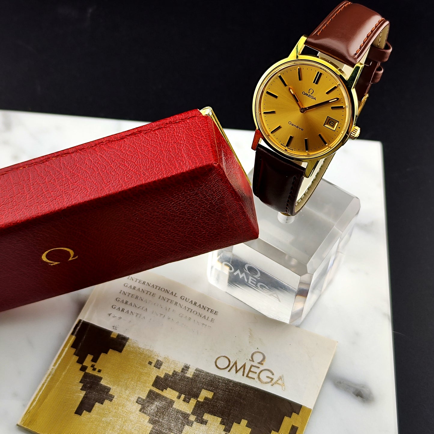 OMEGA Genéve Gold 1974 Fullset Box and Papers [REF. 136.0104]