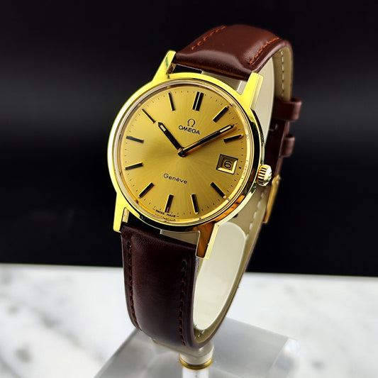 OMEGA Genéve Gold 1974 Fullset Box and Papers [REF. 136.0104]