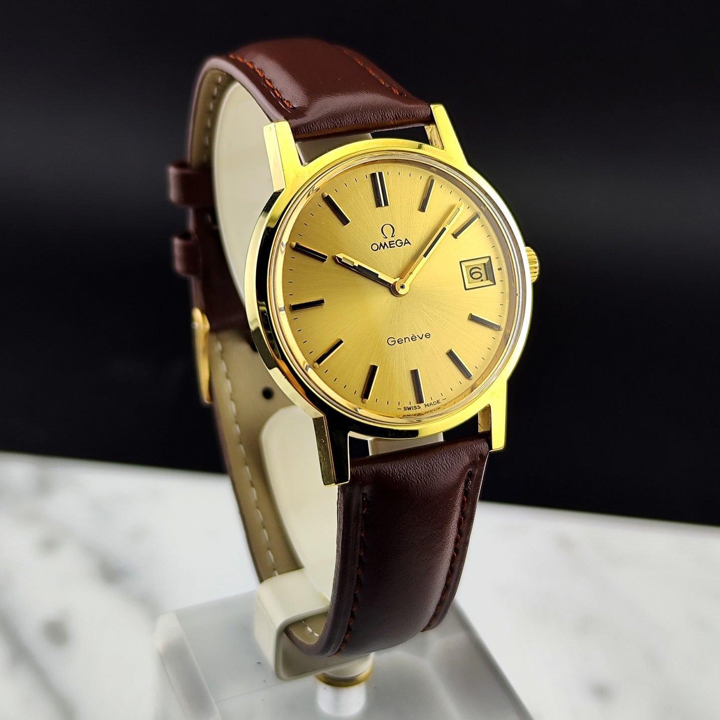 OMEGA Genéve Gold 1974 Fullset Box and Papers [REF. 136.0104]